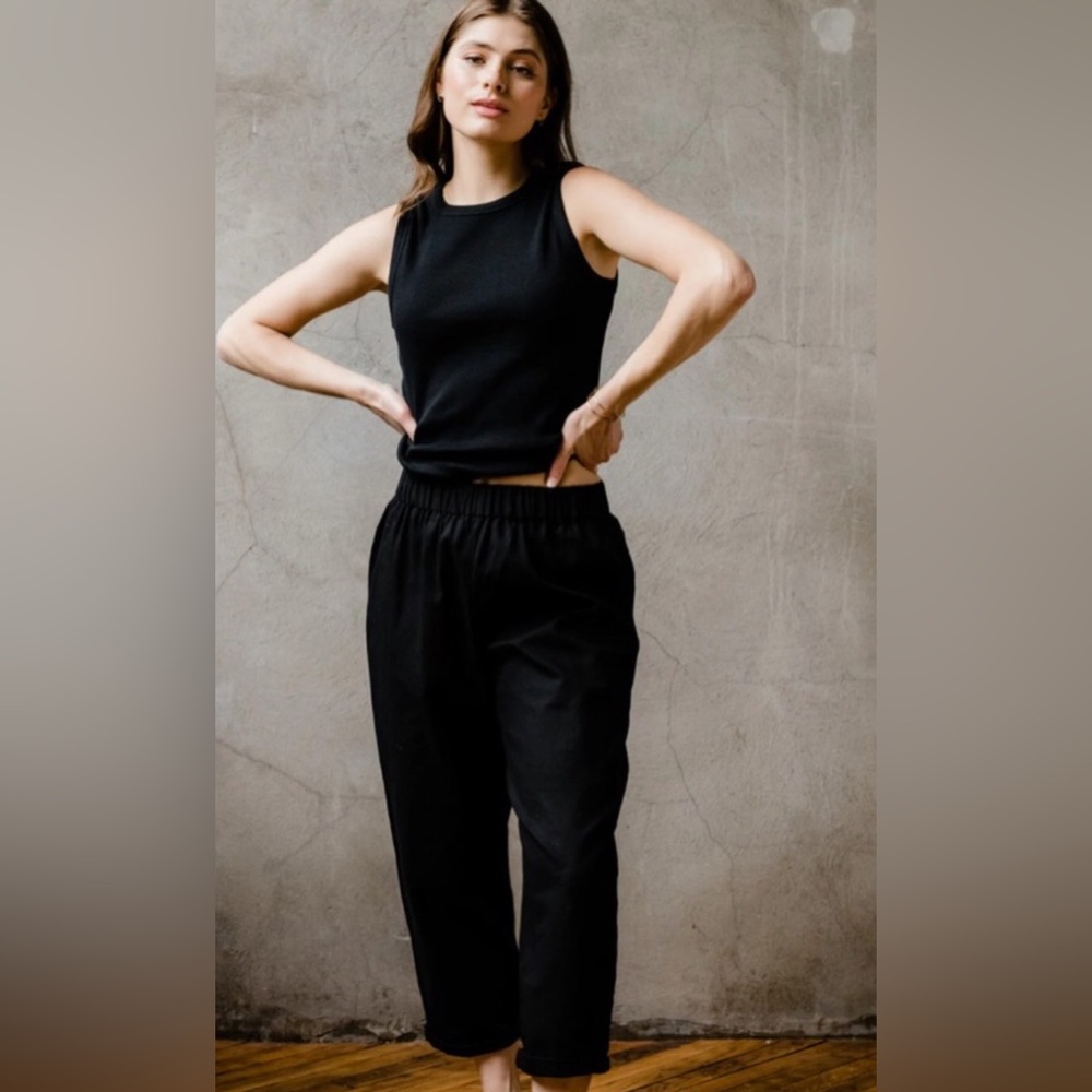 NWOT Able Mary Easy Pants, Black, XS